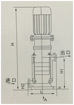 大東海不要立式多級(jí)管道泵尺寸圖1